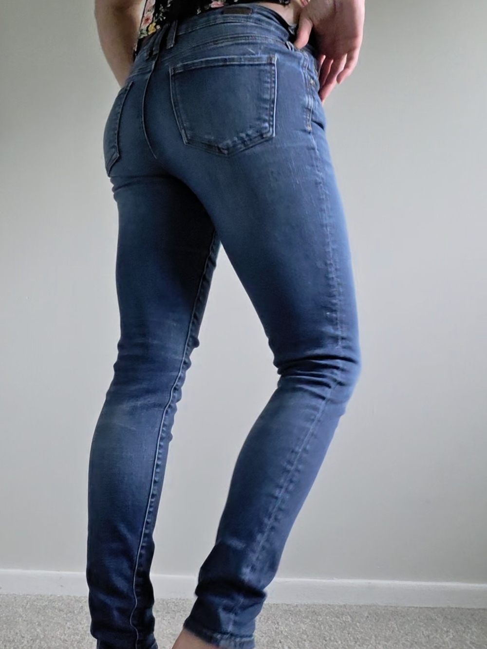 Kut from the Kloth Dark Blue Skinny Jeans - Sculpting Stretch